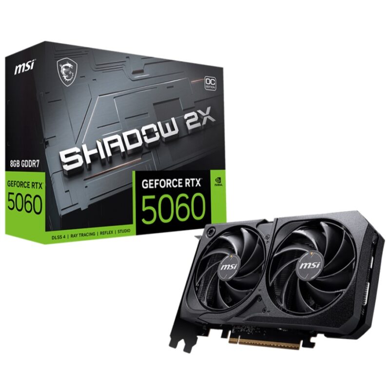 msi geforce rtx™ 5060 8g shadow 2x oc