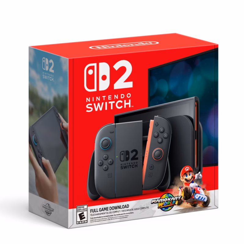 nintendo switch 2 + mario kart world bundle